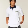 Boxy University of Michigan Wolverines grafisk polo Boxy University of Michigan Wolverines grafisk polo