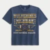 Boxy University of Michigan Wolverines Graphic Tee Boxy University of Michigan Wolverines Graphic Tee