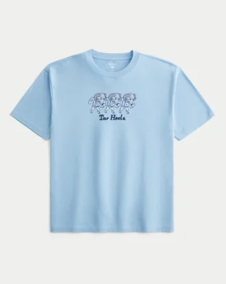 Boxy University of North Carolina at Chapel Hill Tar Heels Graphic Tee Boxy University of North Carolina at Chapel Hill Tar Heels Graphic Tee
