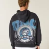 Boxy University of North Carolina Tar Heels grafisk hættetrøje