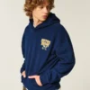 Boxy University of Notre Dame Fighting Irish grafisk hættetrøje Boxy University of Notre Dame Fighting Irish grafisk hættetrøje