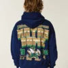 Boxy University of Notre Dame Fighting Irish grafisk hættetrøje Boxy University of Notre Dame Fighting Irish grafisk hættetrøje