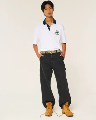 Boxy University of Notre Dame Fighting Irish Graphic Polo Boxy University of Notre Dame Fighting Irish Graphic Polo