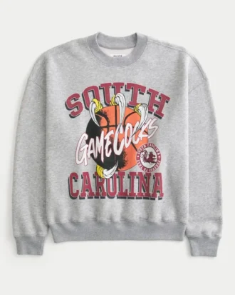Boxy University of South Carolina Graphic Crew Sweatshirt Boxy University of South Carolina Graphic Crew Sweatshirt