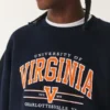 Boxy University of Virginia Graphic Crew Sweatshirt