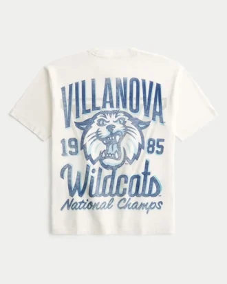 Boxy Villanova University Wildcats Graphic Tee Boxy Villanova University Wildcats Graphic Tee