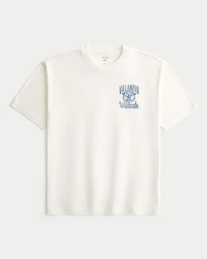 Boxy Villanova University Wildcats Graphic Tee Boxy Villanova University Wildcats Graphic Tee