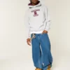 Boxy Virginia Tech Hokies Graphic Hoodie Boxy Virginia Tech Hokies Graphic Hoodie