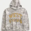 Boxy West Virginia University Mountaineers Graphic Camo Hoodie Boxy West Virginia University Mountaineers Graphic Camo Hoodie