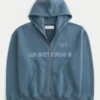 Boxy Zip-Up Ford Mustang Graphic Hoodie Boxy Zip-Up Ford Mustang Graphic Hoodie
