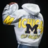 Boxy Zip-Up University of Michigan Wolverines Graphic Hoodie Boxy Zip-Up University of Michigan Wolverines Graphic Hoodie