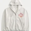 Boxy Zip-Up University of Southern California Trojans Graphic Hoodie Boxy Zip-Up University of Southern California Trojans Graphic Hoodie