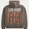 Boxy Zip-Up University of Texas at Austin Longhorns Graphic Hoodie Boxy Zip-Up University of Texas at Austin Longhorns Graphic Hoodie