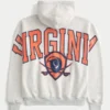 Boxy Zip-Up University of Virginia Graphic Hoodie Boxy Zip-Up University of Virginia Graphic Hoodie