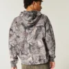 Boxy Zip-Up Villanova Wildcats Graphic Camo Hoodie Boxy Zip-Up Villanova Wildcats Graphic Camo Hoodie
