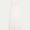 Broderet maxi-kjole Broderet maxi-kjole