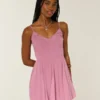Broderet minikjole