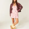 Broderet minikjole