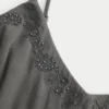 Broderet minikjole