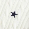 Cable-Knit Star Crew Sweater