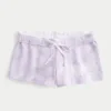 Camo fleece mini shorts
