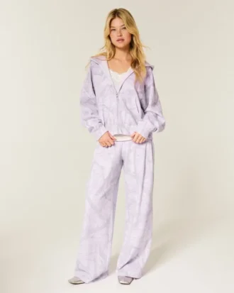 Camouflage baggy sweatpants