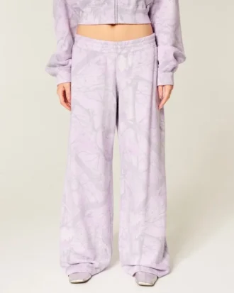 Camouflage baggy sweatpants