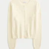 Cardigan med hulmønster Cardigan med hulmønster