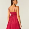 Chiffon Babydoll Mini-kjole Chiffon Babydoll Mini-kjole