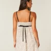 Chiffon Babydoll Mini-kjole Chiffon Babydoll Mini-kjole