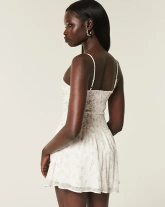 Chiffon skortkjole