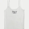 Class of 2026 Graphic Rib Cami Class of 2026 Graphic Rib Cami