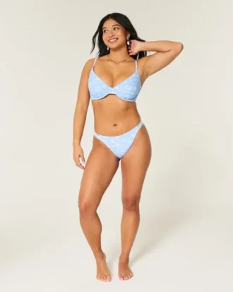 Curvy bh med bøjle og dyb udskæring