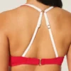 Curvy High Apex Ribbed Underwire Bikini Top