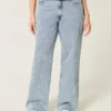 Curvy højtaljet baggy jeans i medium vask Curvy højtaljet baggy jeans i medium vask