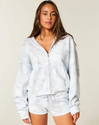 Den nemmeste camouflage-hoodie med lynlås