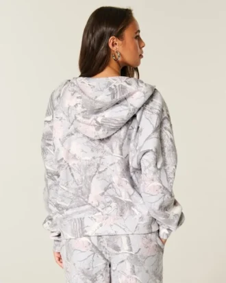 Den nemmeste camouflage-hoodie med lynlås