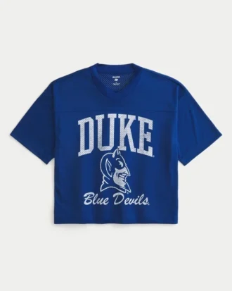 Duke University Blue Devils grafisk fodboldtrøje Duke University Blue Devils grafisk fodboldtrøje