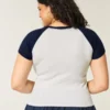 Easy Notch-Neck Sweet ‘n Sporty Graphic Baby Tee Easy Notch-Neck Sweet ‘n Sporty Graphic Baby Tee