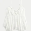 Easy Studded Babydoll Top