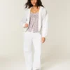 Faux fur-foret fleece-cardigan uden lukning Faux fur-foret fleece-cardigan uden lukning
