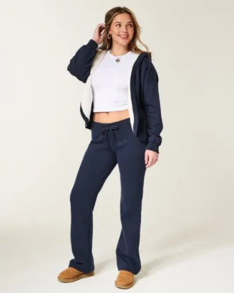 Faux fur-foret fleece-cardigan uden lukning