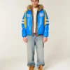 Faux Leather UCLA Bruins Graphic Jacket Faux Leather UCLA Bruins Graphic Jacket