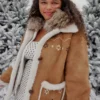 Faux Shearling-jakke