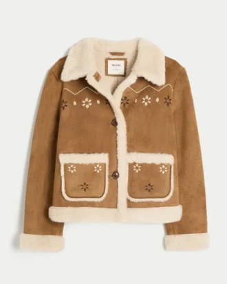 Faux Shearling-jakke