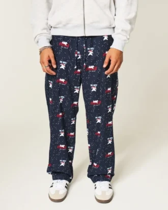 Flanellpyjamasbukser