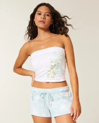 Fleece mini-shorts