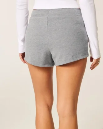 Fleece mini-shorts