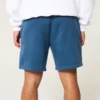 Fleece-shorts med ikonisk motiv over knæet Fleece-shorts med ikonisk motiv over knæet