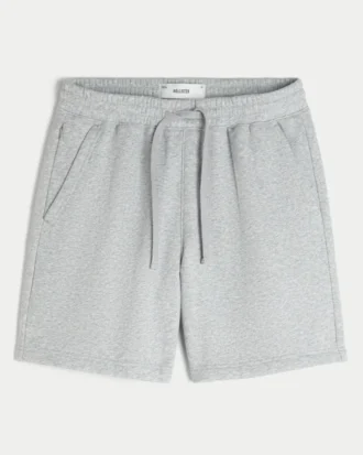 Fleece-shorts over knæet